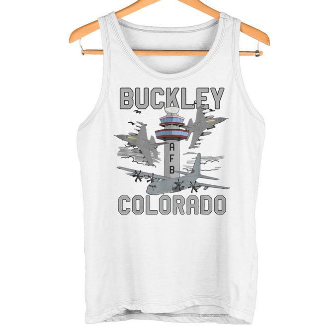 Buckley AFB Colorado Air Force Base Fighter Jets Tee Tank Top